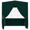 Namiot imprezowy ze ściankami, 2x2 m, zielony, 90 g/m²
