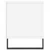 Szafka pod TV, biała, 100x34,5x44,5 cm, materiał drewnopochodny