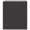 Szafki nocne, 2 szt., czarne, 34,5x39x44 cm, stal
