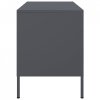 Szafki pod TV, 2 szt., antracytowe, 68x39x50,5 cm, stalowe