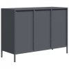 Szafka, antracytowa, 101,5x39x73,5 cm, stal walcowana na zimno