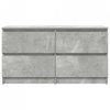Szafka RTV Beton Szary 100x35x54 cm Drewno klejone