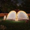Namiot imprezowy z LED i 4 ściankami, 3,6x3,6x2,3 m, moro
