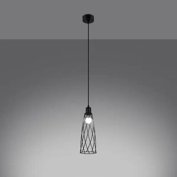 Lampa wisząca SUBA 1 czarna