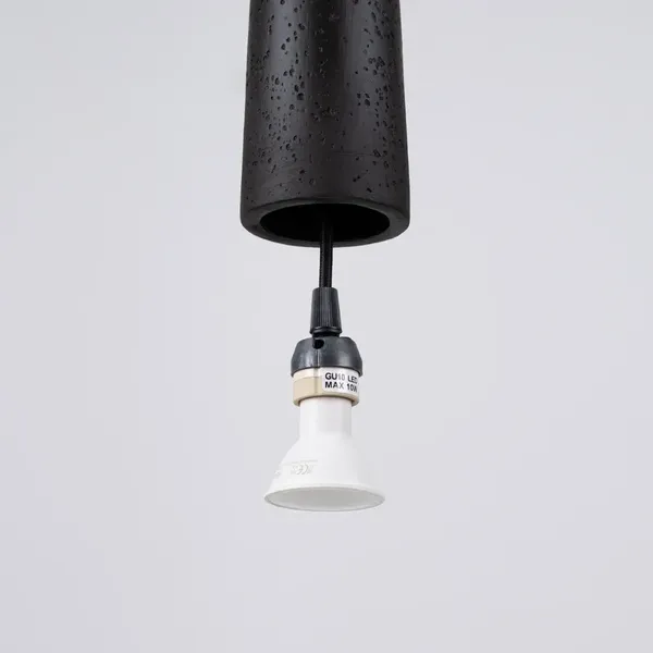 Lampa wisząca ELECTRA czarna beton