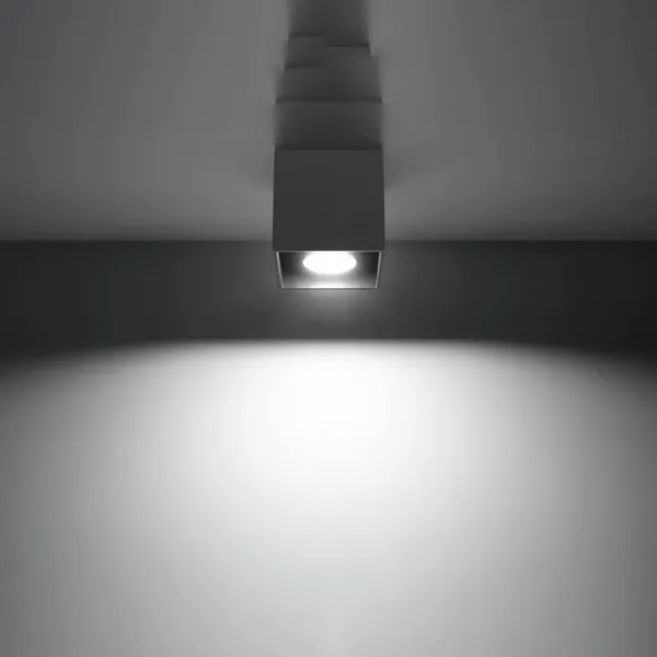 Plafon QUAD 1 antracyt