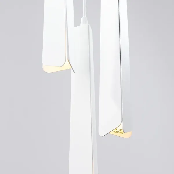 Lampa wisząca PRYSM 3P biała