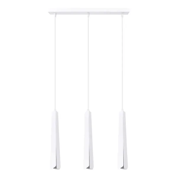 Lampa wisząca PRYSM 3L biała