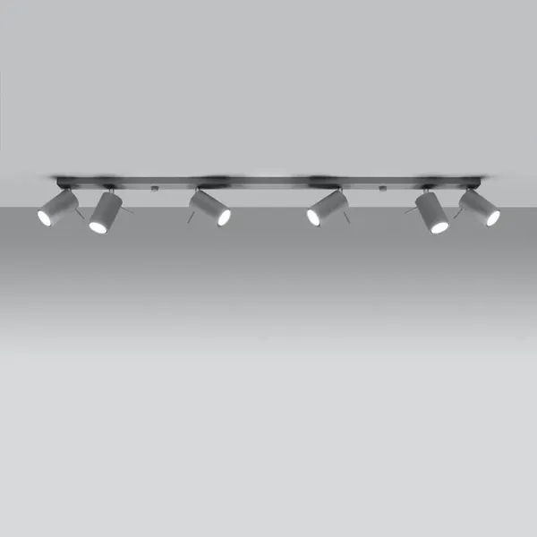 Plafon RING 6L szary