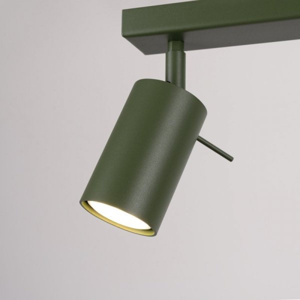 Plafon RING 4L zielony oliwkowy