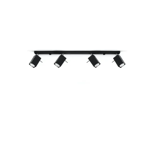 Plafon MERIDA 4L czarny