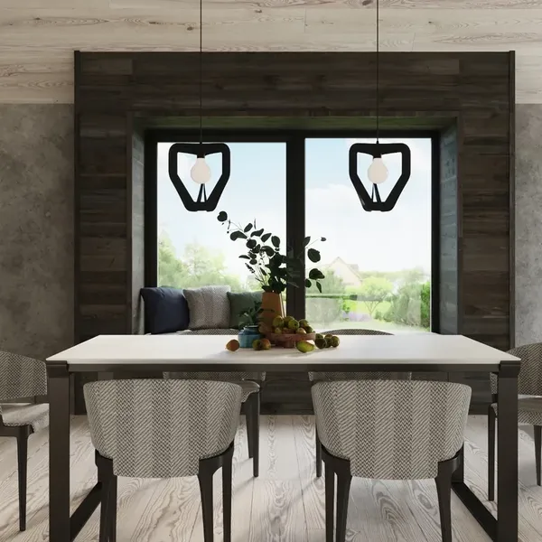 Lampa wisząca TRES czarna