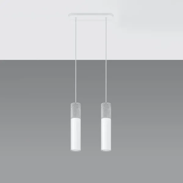 Lampa wisząca BORGIO 2 biały