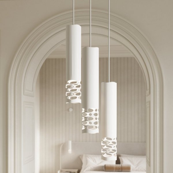 Lampa wisząca LIRO 2 biały