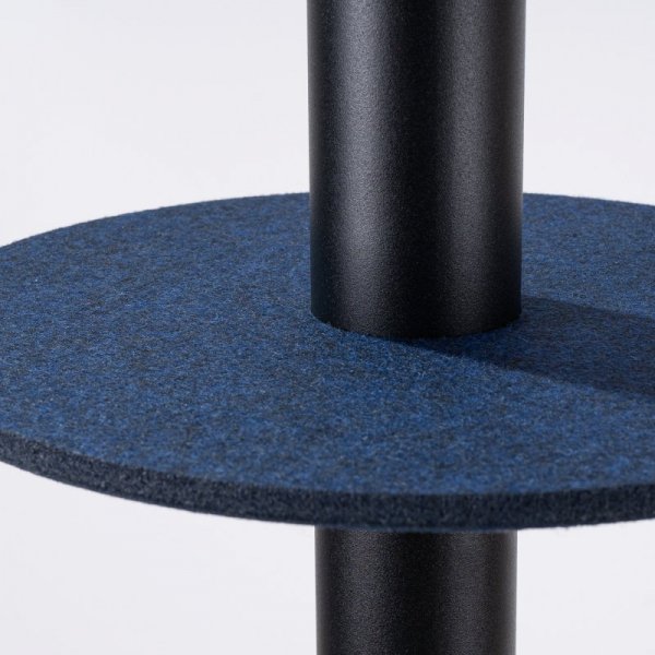 Lampa wisząca PELTA 1 czarna/granatowa