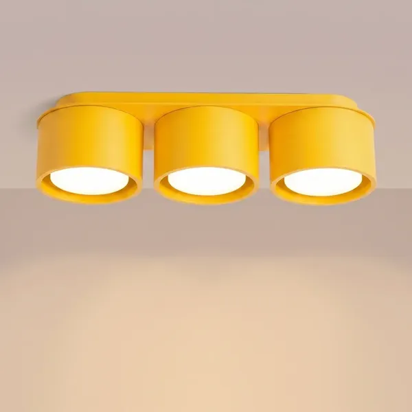 Plafon MODO 3 żółty Gx53