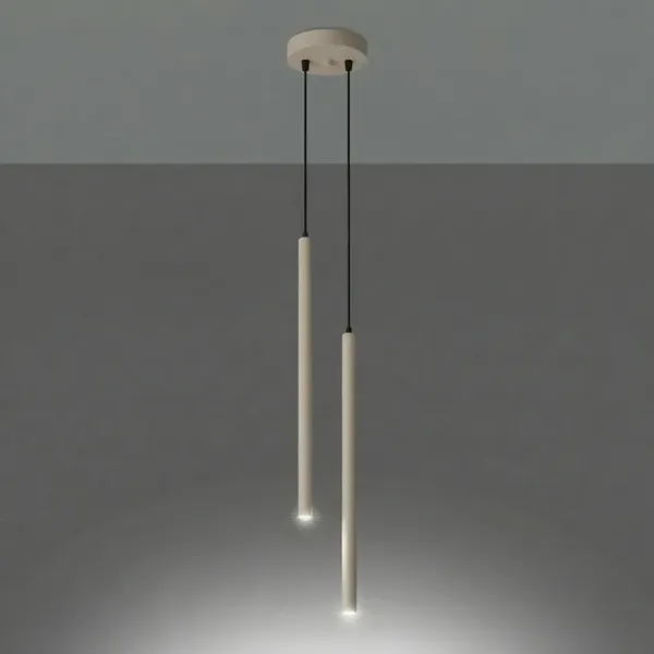 Lampa wisząca PASTELO 2 taupe