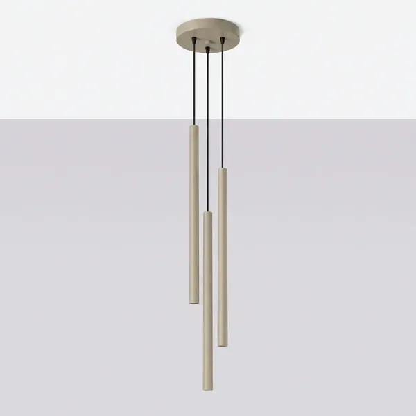 Lampa wisząca PASTELO 3P taupe