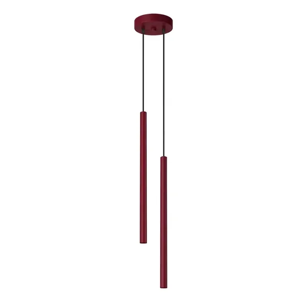 Lampa wisząca PASTELO 2 burgund