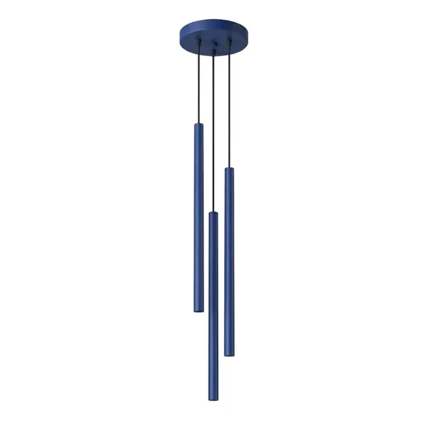 Lampa wisząca PASTELO 3P ultramaryna