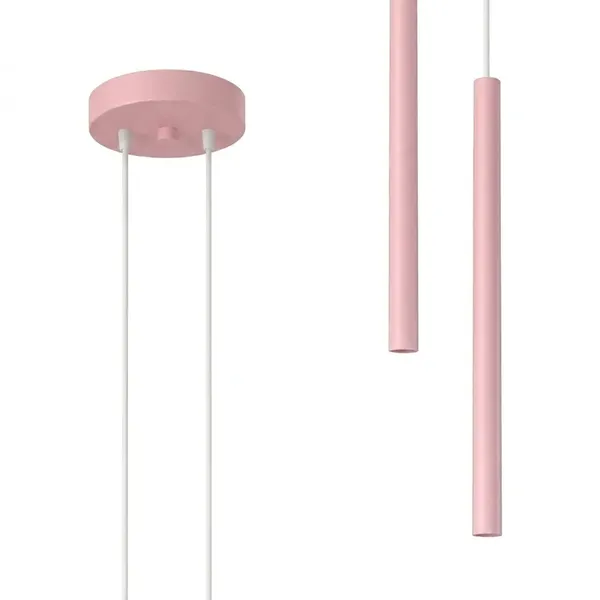 Lampa wisząca PASTELO 2 różowa
