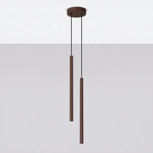 Lampa wisząca PASTELO 2 brązowa
