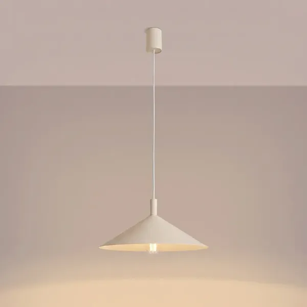 Lampa wisząca NOX 40 beżowa
