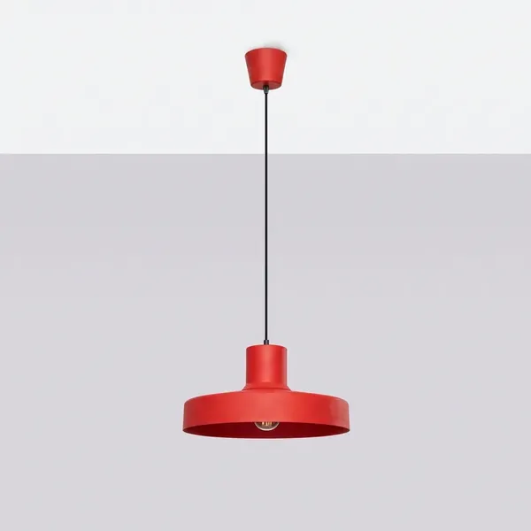 Lampa wisząca BILO czerwona