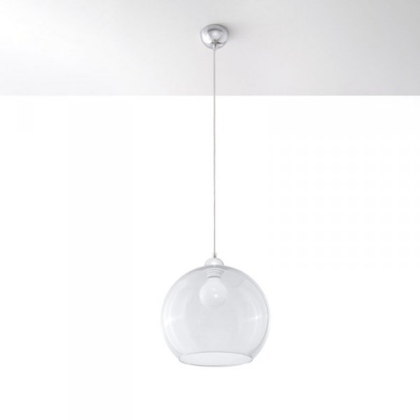 Lampa wisząca BALL transparentny