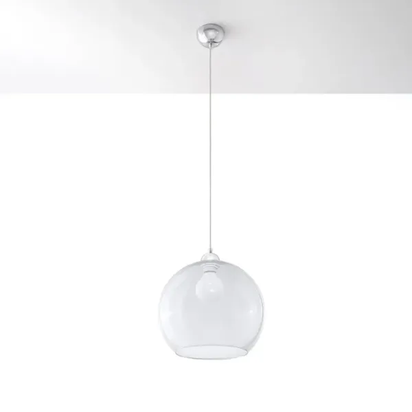 Lampa wisząca BALL transparentny