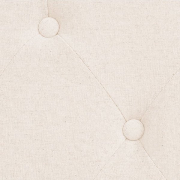 Sofa 3-osobowa, materiałowa, kremowa