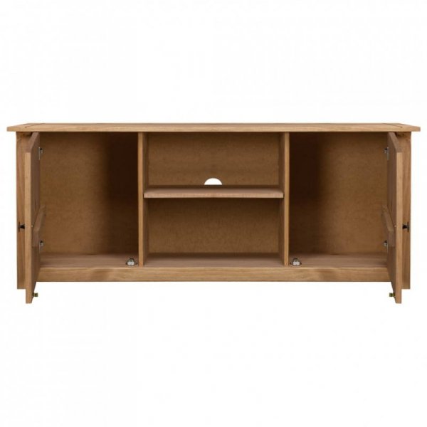 Szafka pod TV, 120x40x50 cm, lita sosna, seria Panama