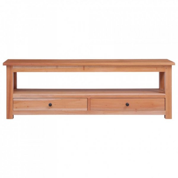 Szafka pod TV, 120x30x40 cm, lite drewno mahoniowe