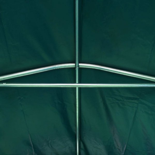 Namiot garażowy z PVC, 2,4 x 2,4 m, zielony