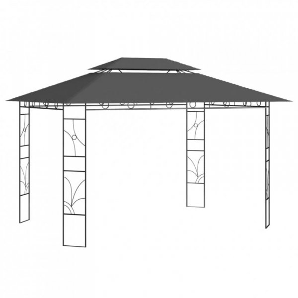 Altana, 4x3x2,7 m, antracytowa, 160 g/m²