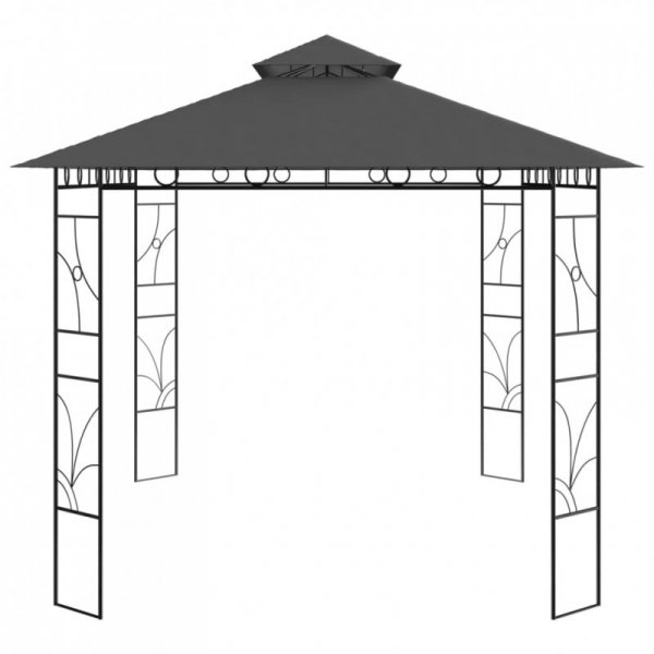 Altana, 4x3x2,7 m, antracytowa, 160 g/m²