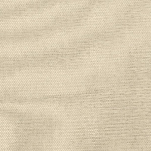 2-osobowa sofa z poduszkami, kremowa, 140 cm, tkanina
