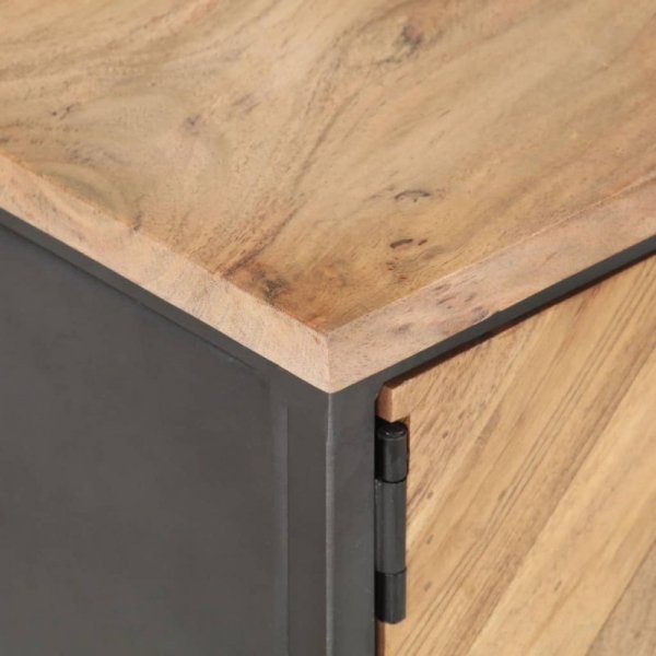 Stolik kawowy, 90x50x35, lite drewno akacjowe