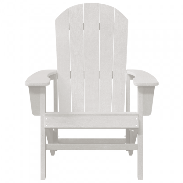Krzesła Adirondack 2 sztuki Białe 74x82x90 cm HDPE,  Krzesło Adirondack Białe 74x82x91 cm HDPE
