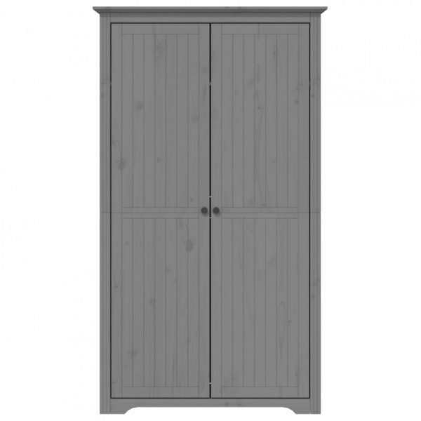 Szafa BODO, szara, 99x53,5x173 cm, lite drewno sosnowe