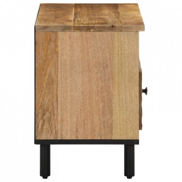 Szafka pod telewizor, 80x33x46 cm, lite drewno mango