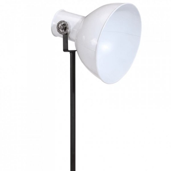 Lampa stojąca, 25 W, biała, 75x75x90-150 cm, E27