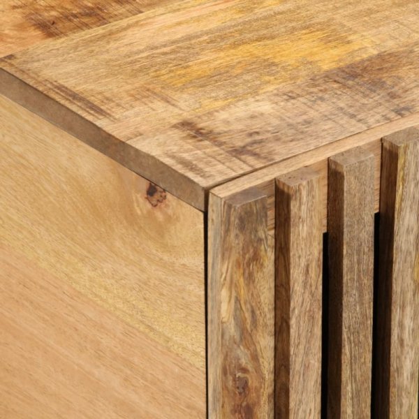 Stolik kawowy, 100x55x40 cm, lite surowe drewno mango
