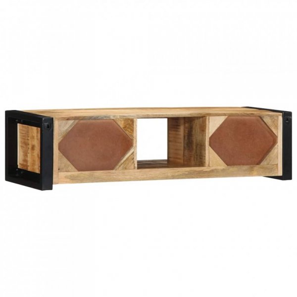Szafka RTV 100x30x25 cm lite drewno surowe mango