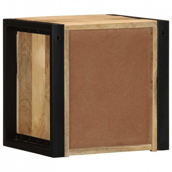 Szafka nocna 40x35x40 cm lite drewno surowe mango