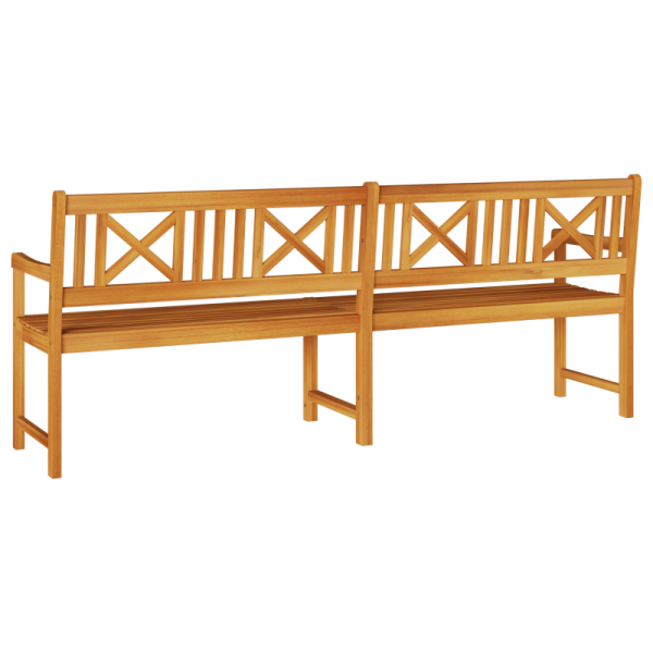 Ławka Ogrodowa 220x56x90 cm Solidne Drewno Akacjowe