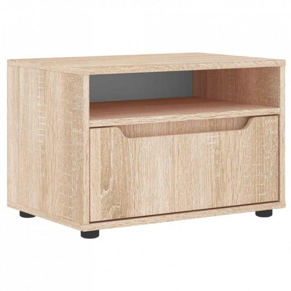 Szafka RTV &quot;VISNES&quot; Dąb Sonoma 60x40x38 cm Drewno klejone