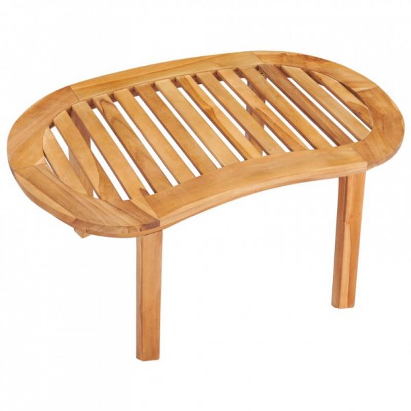 Stolik kawowy, 90 x 50 x 45 cm, lite drewno tekowe