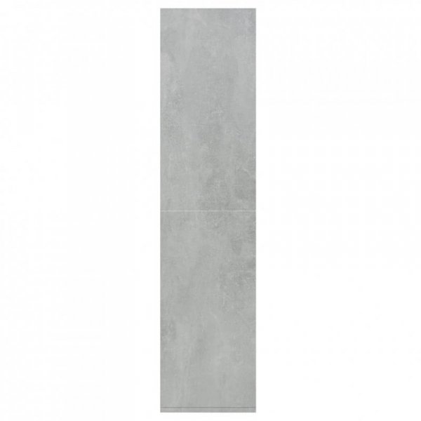 Regał na książki/szafka, betonowy szary, 66x30x130 cm