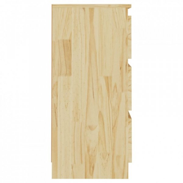 Szafki nocne, 2 szt., 40x29,5x64 cm, lite drewno sosnowe